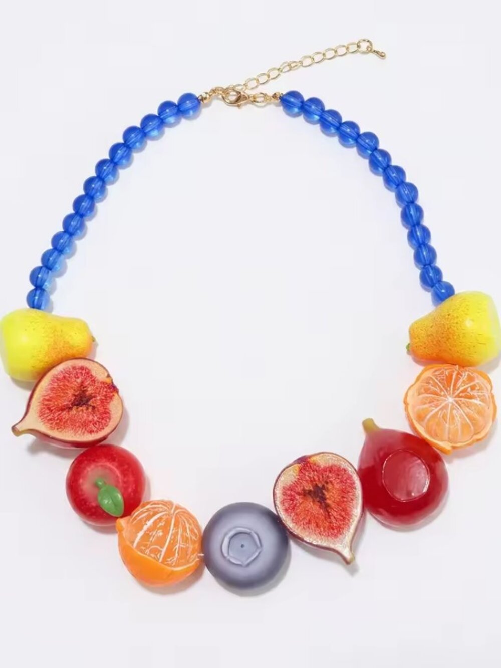 2pcs For Love And Lemons Fruit Fun Necklace & Hook Earrings Glass blow Lemons 🍋